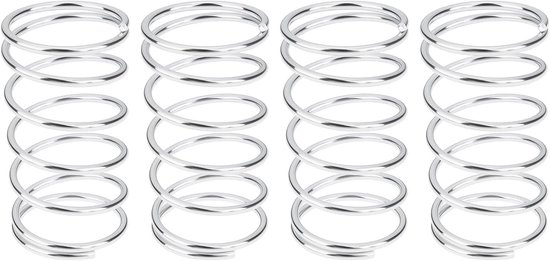 Maaier Onderdelen - Vervangingsveren - Gazononderhoud - Roestvrij Staal - 4 Stuks - Zilver