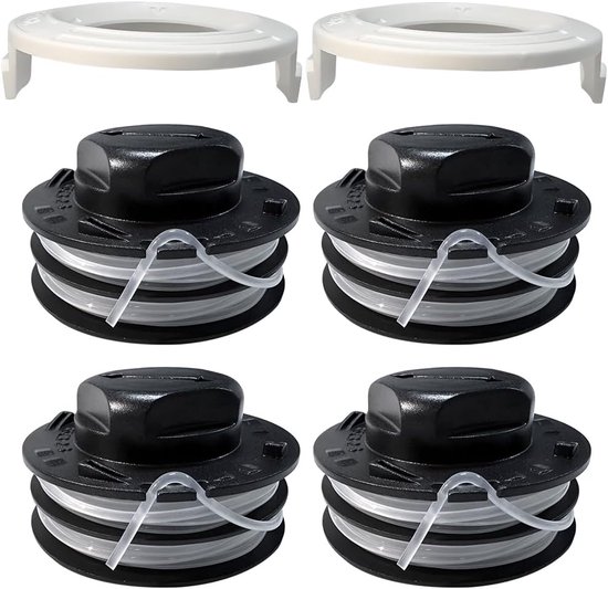 maaikop - Trimmer Spoelen Vervangende Spoel - voor Parkside PRT 550 A1/B2/C3 maaispoel - 4 stuks - met maaikop - trimmen en maaien - onkruid wieden - tuinaccessoires - Accessoires voor grasmaaiers van Merkloos	