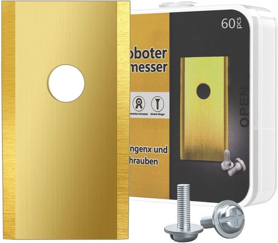 Maaimes voor robotmaaiers - Compatibel met Worx Landroid, inclusief schroeven van Merkloos	