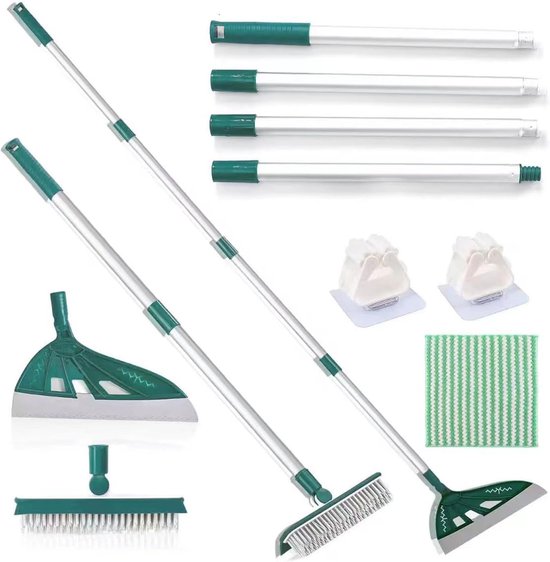 Magische bezem - multifunctionele siliconen huisdierhaarverwijderaar - 1 stuk - groen van Merkloos	