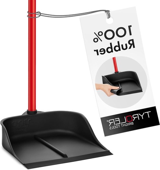 Magische-stoffer met steel - Stevige 100% Natuurlijke Rubberen Constructie - 105 CM Stoffer met Lange Steel - Staand Ontwerp - Geschikt voor Elke Bezem/Handborstel van Simply Natural