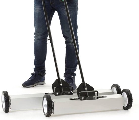 Magnetar Magneetbezem - Magnetische veegmachine - Metalen opvegen - RVS - Binnen en Buiten van Magnetar