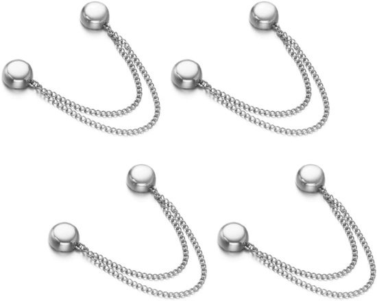 Magnetische kledingclips - 4 stuks verwijderbare kledingclip - multifunctionele magnetische pinnen voor vest, hijab manchet zoom - Zinklegering - Koper - kledingaccessoires - mode hulpmiddelen van ZhiQin