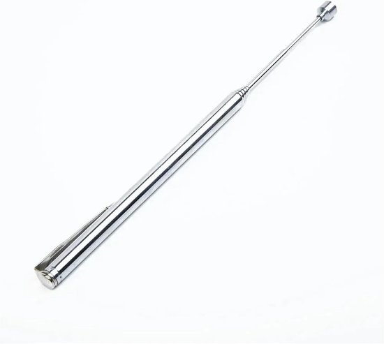 Magnetische Pick-up Tool - Gereedschap Pen - Onderhoud Klusjes - Telescopisch Uitschuifbaar - Tot 65 cm - Zilverkleurig