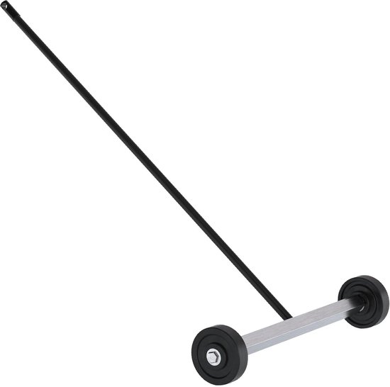 Magnetische Veegmachine - Stofwisser Magneet - Metaal Opruimen - Compact Ontwerp - 145 cm - Zilver