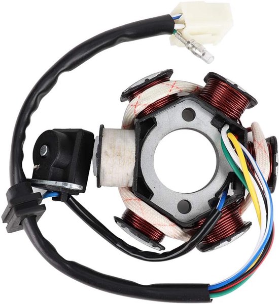 Magneto Stator - ABS Materiaal - 83mm Totale Diameter - 6-coil - 5-draads Magneto Stator Coil Plaat - Geschikt voor ATV Go Kart