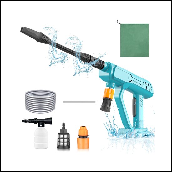 Makita 18V Vervangbare Draadloze Auto Hogedrukreiniger – Water Jet Cleaner met 5M Tuinslang (zonder batterij) van Makita