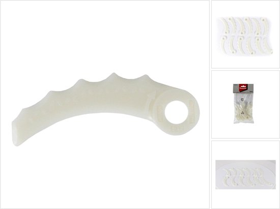 Makita 198426-9 Vervangingsmessen gebogen kunststof VE=12 van Makita