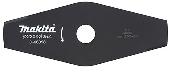 Makita 2-tands slagmes 230 x 25,4 mm voor bosmaaier - D-66058 van Makita