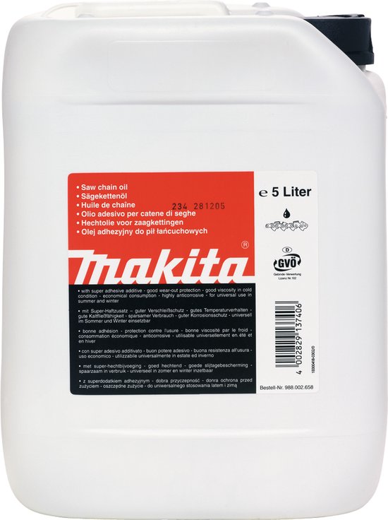 Makita 988002658 | Kettingzaagolie - 5 liter van Makita