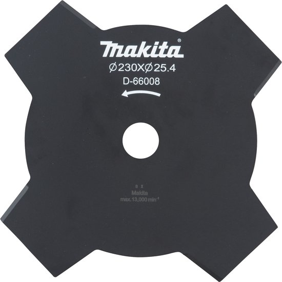 Makita D-66008 Bosmaaierblad 230x4Tx25,4 van Makita