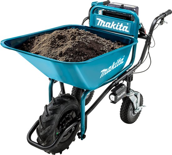 Makita DCU180ZX2 18V Li-Ion accu Kruiwagen met bak zonder tilbelasting - 130kg van Makita