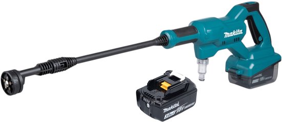 Makita DHW 180 F1 accudrukreiniger 18 V 24 bar + 1x oplaadbare accu 3.0 Ah - zonder oplader van Makita