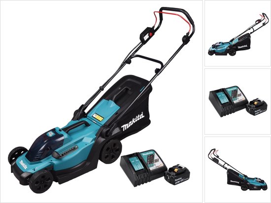 Makita DLM330RT LXT 18 V Accu Grasmaaier | 33 cm | 5.0 Ah accu + snellader | In doos van Makita