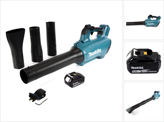Makita DUB 184 T1 accu-blazer 18 V borstelloos + 1x accu 5.0 Ah - zonder lader van Makita