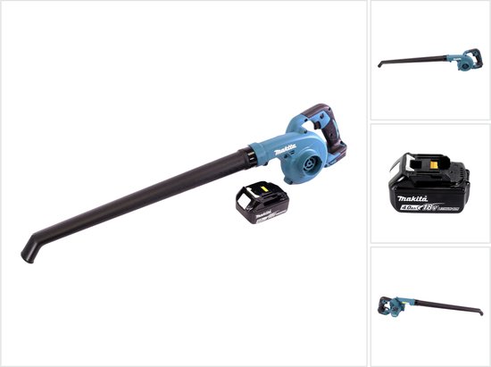 Makita DUB 186 M1 accu bladblazer 18 V + 1x accu 4,0 Ah - zonder oplader van Merkloos	