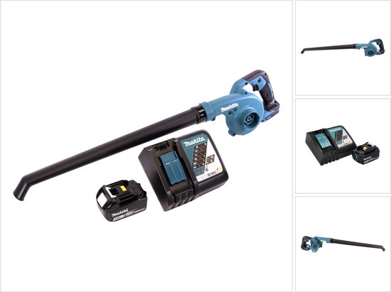 Makita DUB 186 RF1 accu bladblazer 18 V + 1x accu 3,0 Ah + oplader van Merkloos	