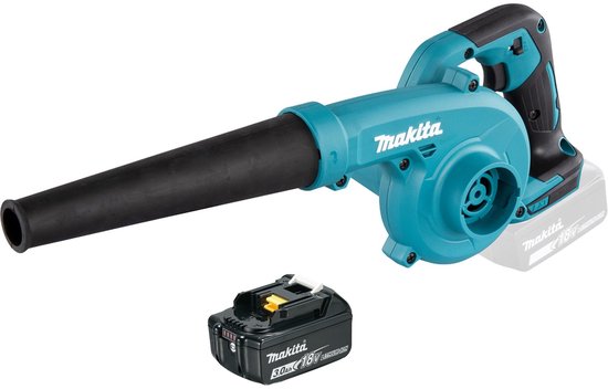 Makita DUB185F Snoerloze blazer 18 V / 1x 3,0 Ah accu van Merkloos	