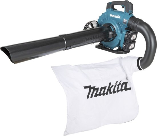 Makita DUB363PT2V 36V (2x 18V) Li-Ion accu bladblazer set (2x 5.0Ah accu) - 194 km/h van Makita