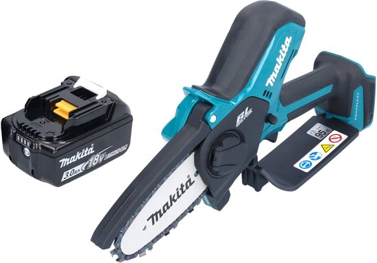 Makita DUC 101 F01 accu takzaag 18 V 10 cm borstelloos + 1x accu 3,0 Ah - zonder oplader van Makita