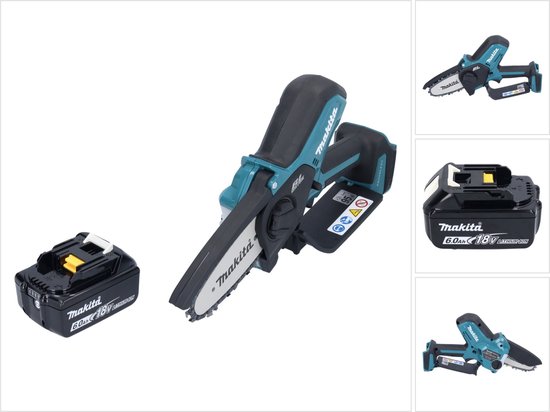 Makita DUC 101 G1 accu takkenschaar 18 V 10 cm borstelloos + 1x accu 6,0 Ah - zonder oplader