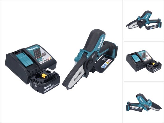 Makita DUC 101 RG1 accu takkenschaar 18 V 10 cm borstelloos + 1x accu 6,0 Ah + oplader