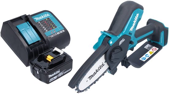Makita DUC 101 ST01 accu takzaag 18 V 10 cm borstelloos + 1x accu 5,0 Ah + oplader