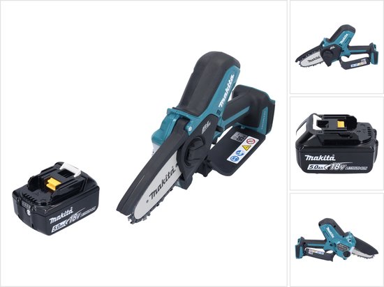 Makita DUC 101 T1 accu takkenschaar 18 V 10 cm borstelloos + 1x accu 5,0 Ah - zonder oplader