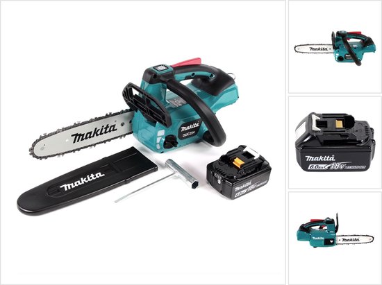Makita DUC 254 G1 accu-kettingzaag 18 V 25 cm borstelloos + 1x accu 6.0 Ah - zonder oplader