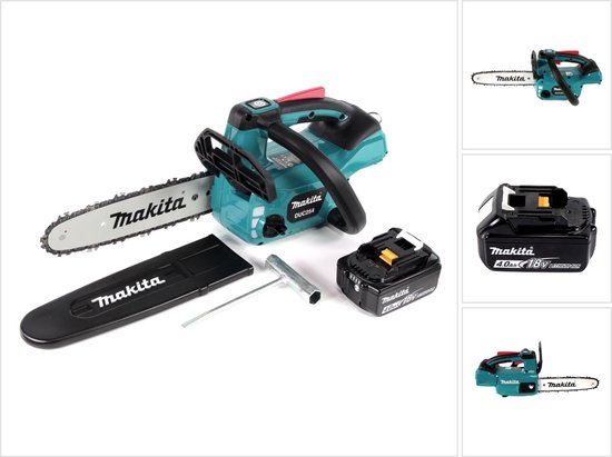 Makita DUC 254 M1 accu-kettingzaag 18 V 25 cm borstelloos + 1x accu 4.0 Ah - zonder oplader