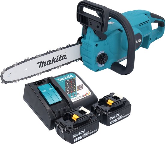 Makita DUC 307 RG2X3 accu-kettingzaag 18 V 30 cm borstelloos + 2x accu 6.0 Ah + lader