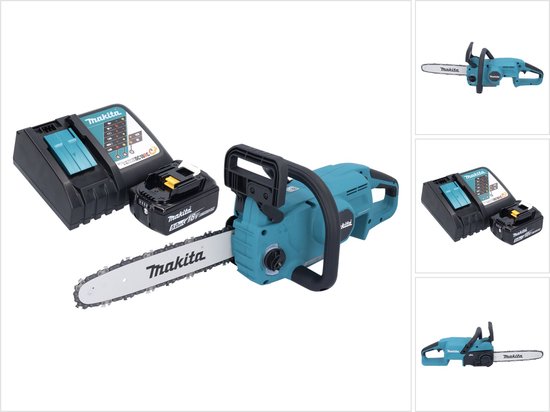 Makita DUC 307 RT1X2 Accu-kettingzaag 18 V 30 cm 7,7 m/s Borstelloos + 1x accu 5.0 Ah + lader van Makita