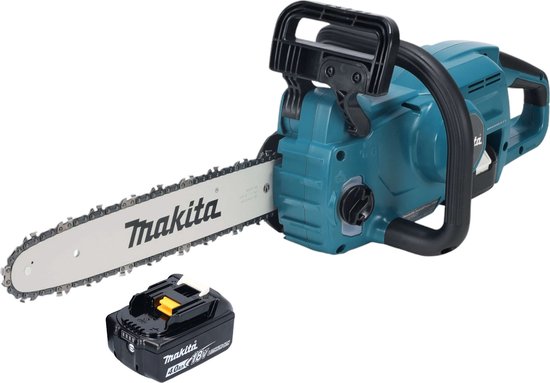 Makita DUC 357 MX3 accukettingzaag 18 V 35 cm borstelloos + 1x accu 4,0 Ah - zonder oplader van Merkloos	