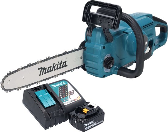 Makita DUC 357 RTX3 accu-kettingzaag 18 V 35 cm borstelloos + 1x accu 5.0 Ah + lader van Makita