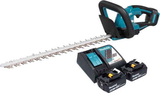 Makita DUH 506 RT2 accu heggenschaar 18 V 50 cm borstelloos + 2x accu 5.0 Ah + lader van Merkloos	