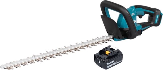 Makita DUH 506 T accu heggenschaar 18 V 50 cm borstelloos + 1x accu 5.0 Ah - zonder oplader van Merkloos	