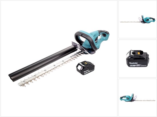Makita DUH 523 G1 accu-heggenschaar 18 V 52 cm + 1x accu 6,0 Ah - zonder oplader van Merkloos	