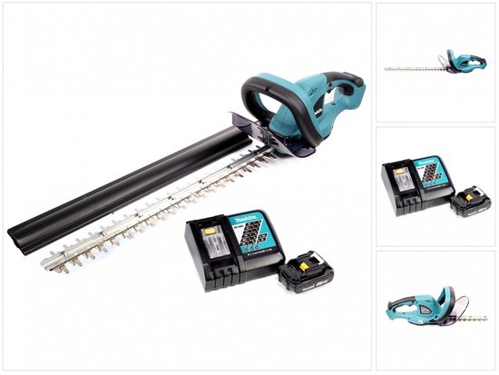 Makita DUH 523 RA1 accu heggenschaar 18 V 52 cm + 1x accu 2.0 Ah + lader van Merkloos	