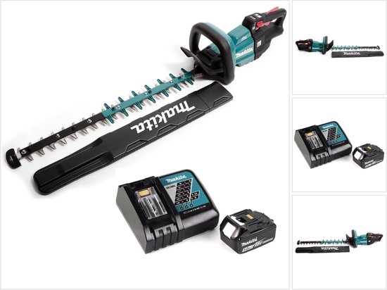 Makita DUH 601 RT1 accu heggenschaar 18V 60cm borstelloos + 1x accu 5.0Ah + lader van Merkloos	