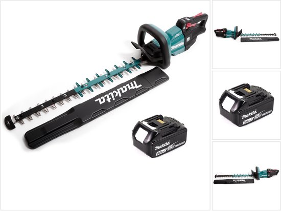 Makita DUH 601 T1 accu heggenschaar 18V 60cm borstelloos + 1x accu 5,0Ah - zonder lader van Merkloos	