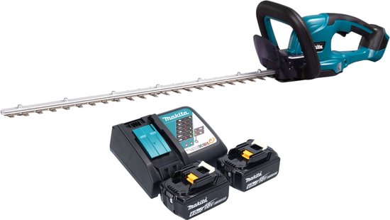 Makita DUH 607 RG2 accu-heggenschaar 18 V 60 cm + 2x accu 6,0 Ah + oplader