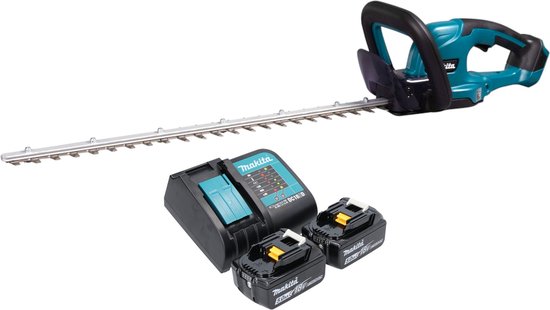 Makita DUH 607 ST2 accu-heggenschaar 18 V 60 cm + 2x accu 5,0 Ah + oplader van Merkloos	