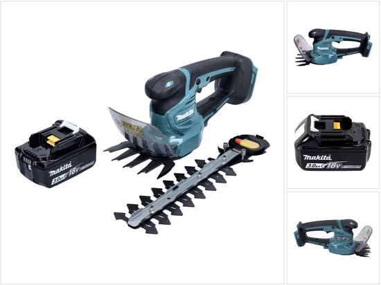 Makita DUM 111 F1X accu grasschaar heggenschaar 18 V + 1x oplaadbare accu 3.0 Ah - zonder lader van Merkloos	