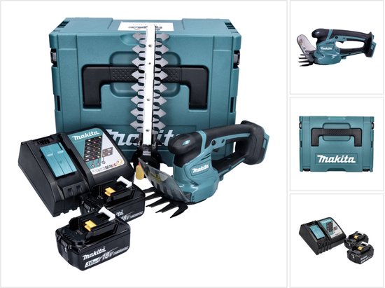 Makita DUM 111 RFXJ accugrasschaar heggenschaar 18 V + 2x accu 3.0 Ah + lader + Makpac