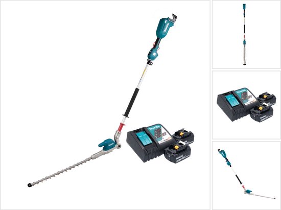 Makita DUN 500 WRM2 accu heggenschaar 18 V 50 cm borstelloos + 2x accu 4.0 Ah + lader