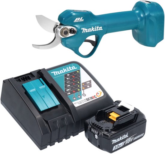 Makita DUP 181 RF1 accu-takkenschaar 18 V 30 mm borstelloos + 1x accu 3,0 Ah + oplader