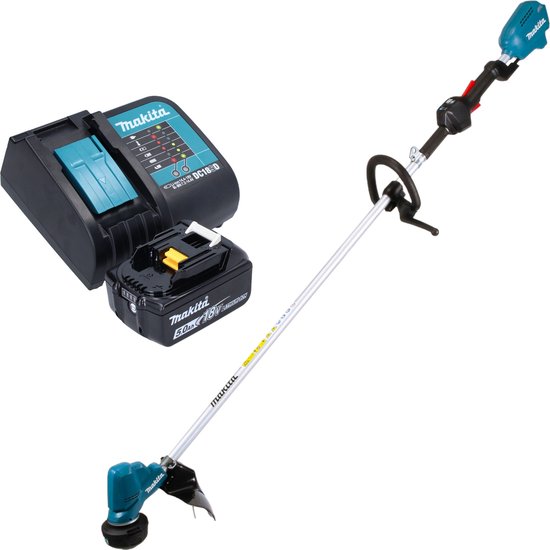 Makita DUR 190 LSTX3 accu grastrimmer 18 V 300 mm borstelloos + 1x accu 5.0 Ah + lader van Makita