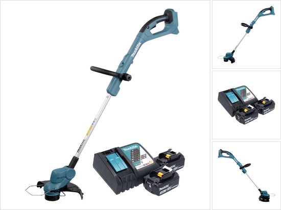 Makita DUR 193 RF2 accu grastrimmer 18 V 260 mm + 2x accu 3.0 Ah + lader van Makita