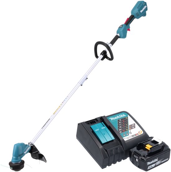 Makita DUR192LRT1 Grastrimmer Accu Incl. accu, Incl. oplader 18 V 5.0 Ah Snijbreedte max.: 300 mm van Makita