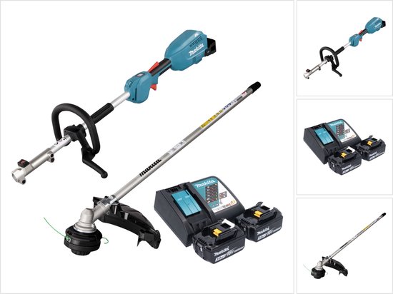 Makita DUX 18 RF2X1 accu multifunctionele aandrijving 18 V borstelloos + 2x oplaadbare accu 3.0 Ah + lader van Merkloos	